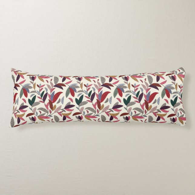 Floral background body pillow (Front)