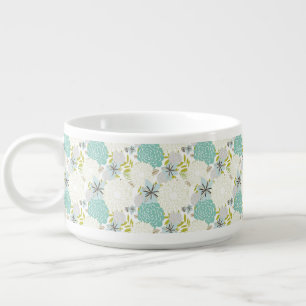 Floral background bowl