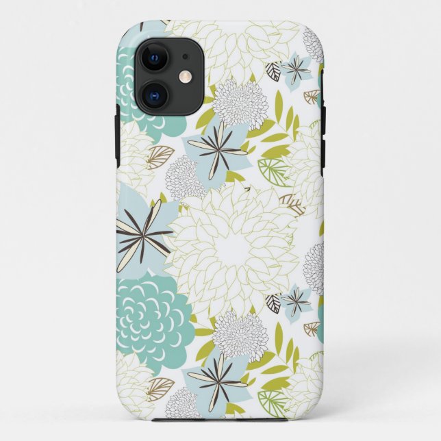 Floral background Case-Mate iPhone case (Back)