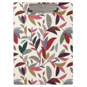 Floral background clipboard