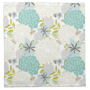 Floral background cloth napkin