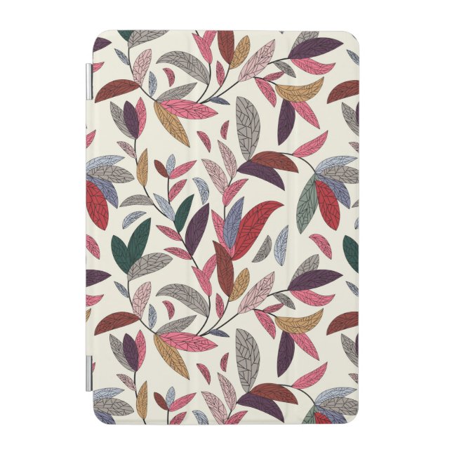 Floral background iPad mini cover (Front)