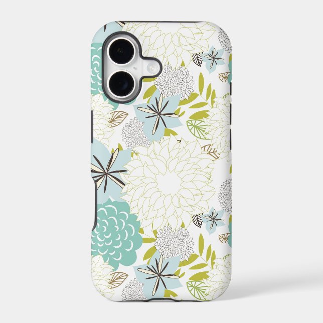 Floral background iphone case (Back)