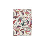 Floral background passport holder