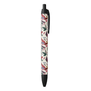 Floral background pen