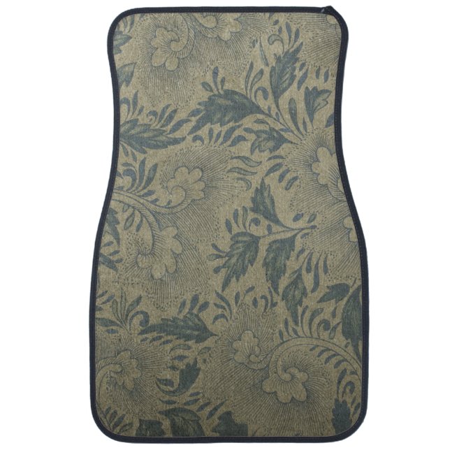 Floral Background Set of Car Mats - Unique Style (Front)
