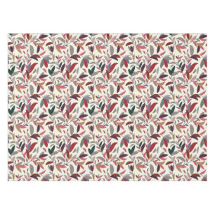 Floral background tablecloth