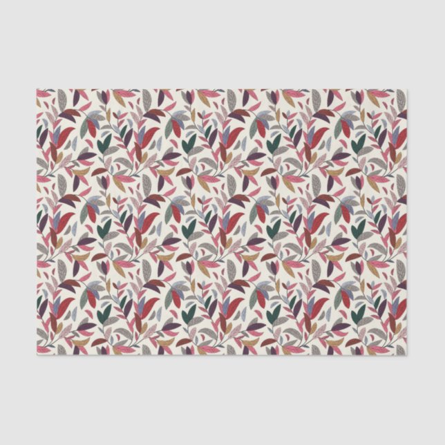 Floral background tissue paper (Front)