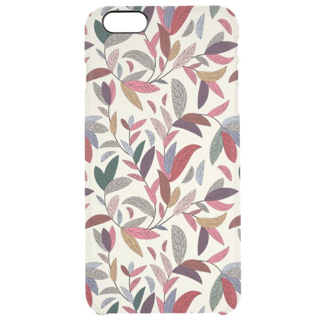 Floral background uncommon iPhone case (Back)