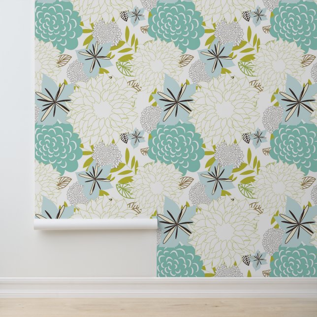 Floral background wallpaper  (Application)