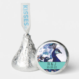 Floral Background with Peacocks Hershey®'s Kisses®