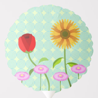 Floral balloon for the floral birthday collection