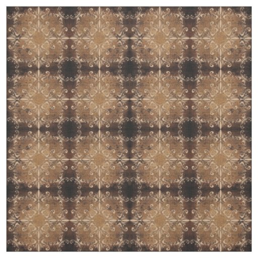 floral baroque pattern on grunge background fabric