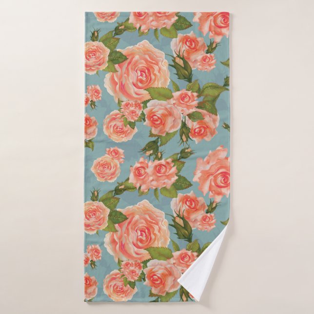 Floral Bath Towel (Bath Towel)