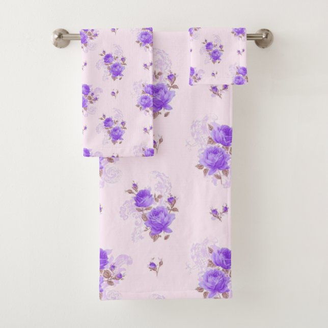 Floral Bath Towel Set (Insitu)