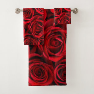 Floral Bath Towel Set