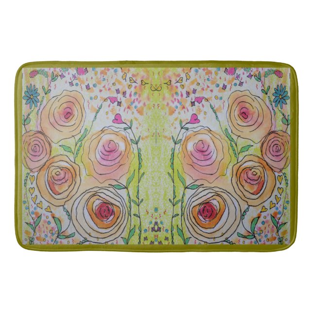 Floral Bathmat (Front)