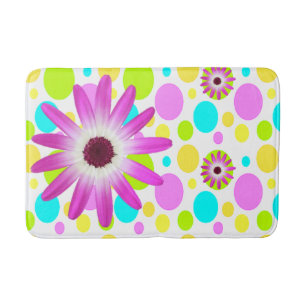 Floral Bathroom Bath Mat