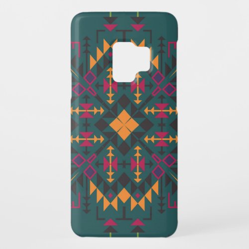 Floral Batik Elegance Square Ornamental Design Case_Mate Samsung Galaxy S9 Case