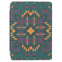 Floral Batik Elegance: Square Ornamental Design iPad Air Cover