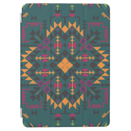 Floral Batik Elegance Square Ornamental Design iPad Air Cover