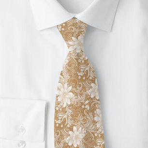 Floral Batik Neck Tie