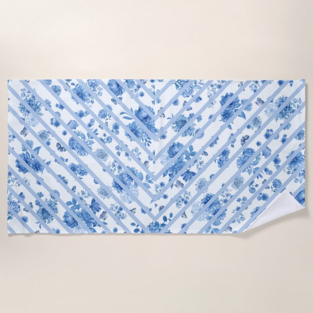 Floral Beach Towel (Front)