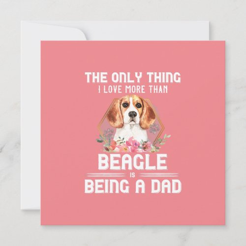 Floral Beagle Dad Dog Beagle Dog Lovers   