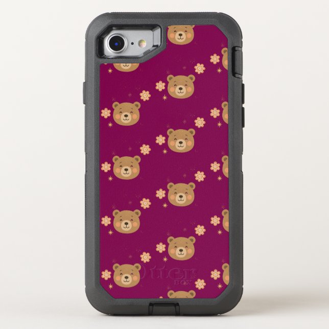 Floral Bear Dreamscape Otterbox Case (Back)