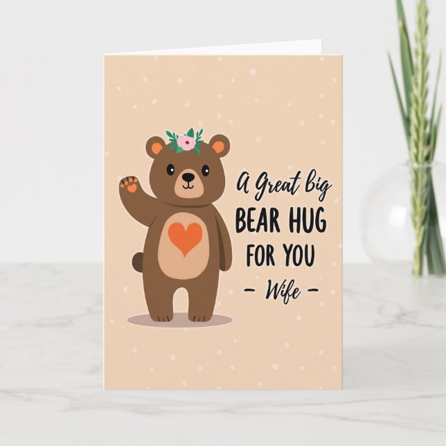 Floral Bears Sweet Mothers Day Card (Front)