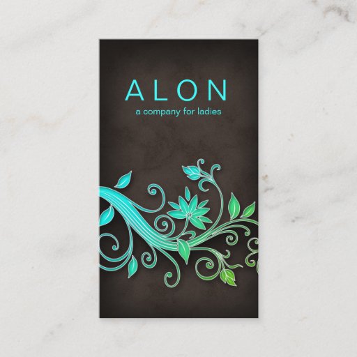 Customizable Floral Beauty Business Cards Makeup Artist BG