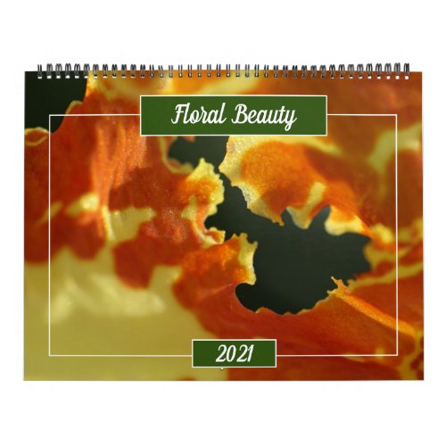 Floral Beauty Calendar _ 2021