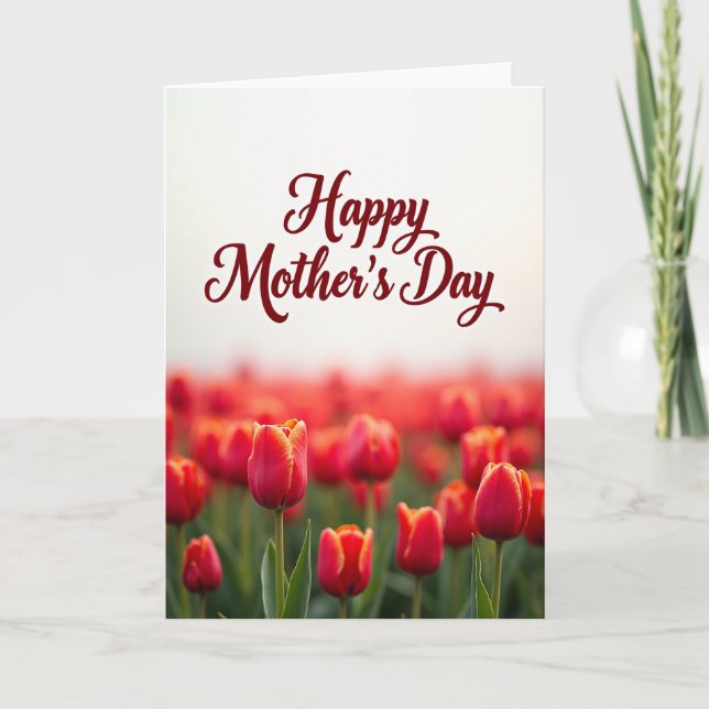 Floral Beauty Message Card (Front)