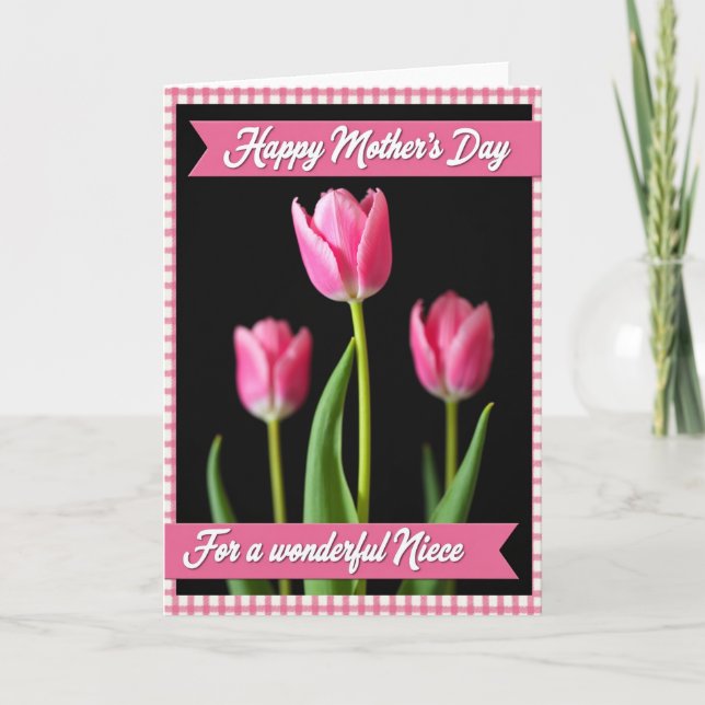 Floral Beauty Mothers Day Card (Front)