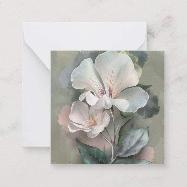 Floral Beauty Note Card (Front)