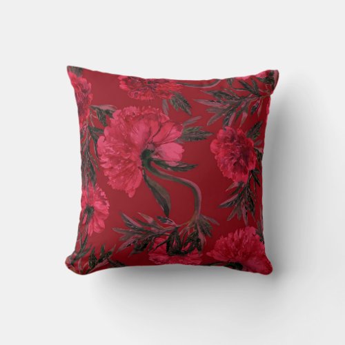 Floral beauty  throw pillow