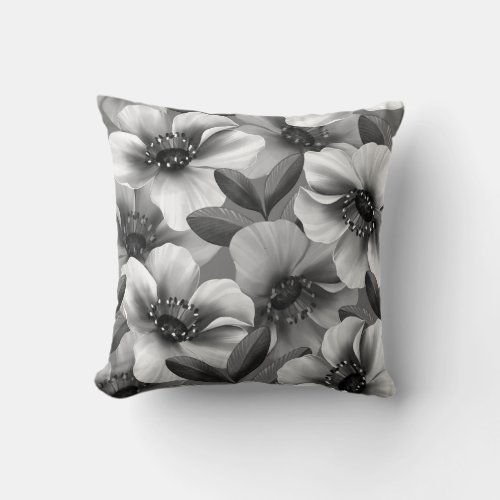 Floral beauty  throw pillow