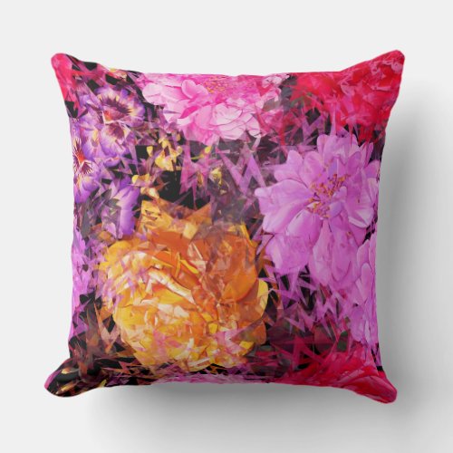 Floral beauty Throw Pillow