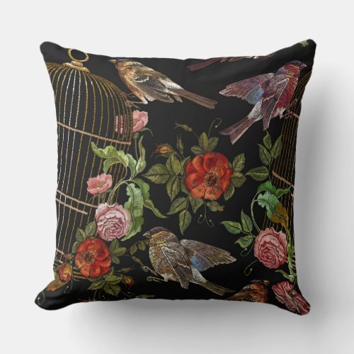 Floral beauty Throw Pillow