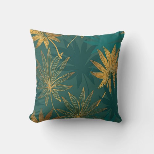 Floral beauty  throw pillow