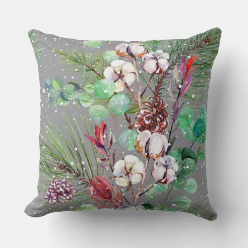 Floral beauty Throw Pillow