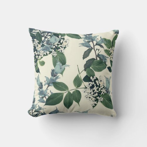 Floral beauty  throw pillow