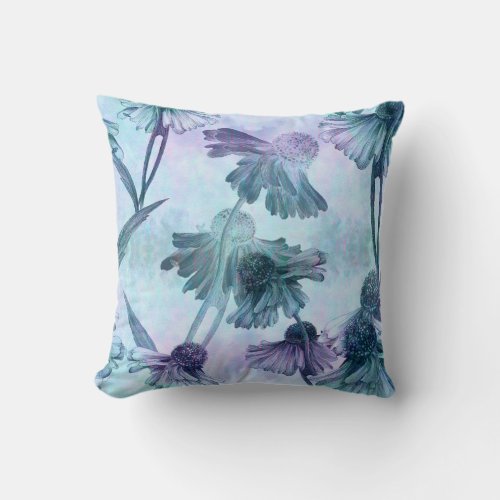 Floral beauty  throw pillow