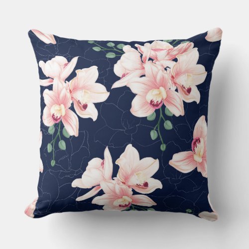 Floral beauty  throw pillow