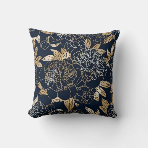 Floral beauty  throw pillow