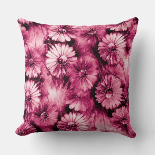 Floral beauty Throw Pillow