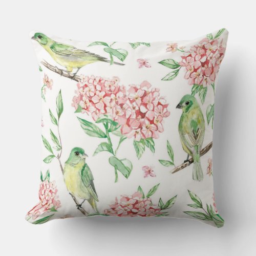 Floral beauty  throw pillow