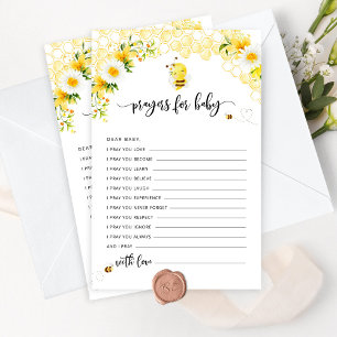 Floral bee Prayers for the baby