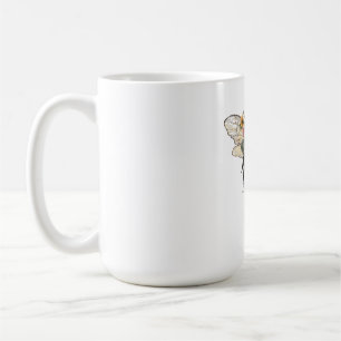 Floral Bee Wildflower T-Shirt Coffee Mug