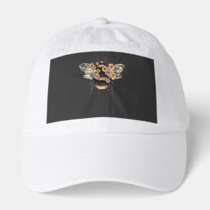 Floral Bee Wildflower T-Shirt Hat